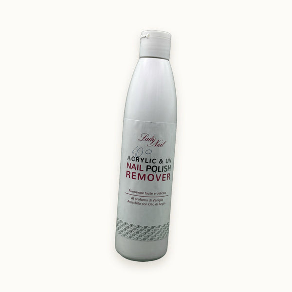 Solvente unghie professionale Lady Nail per gel UV e acrilico flacone 250 ml
