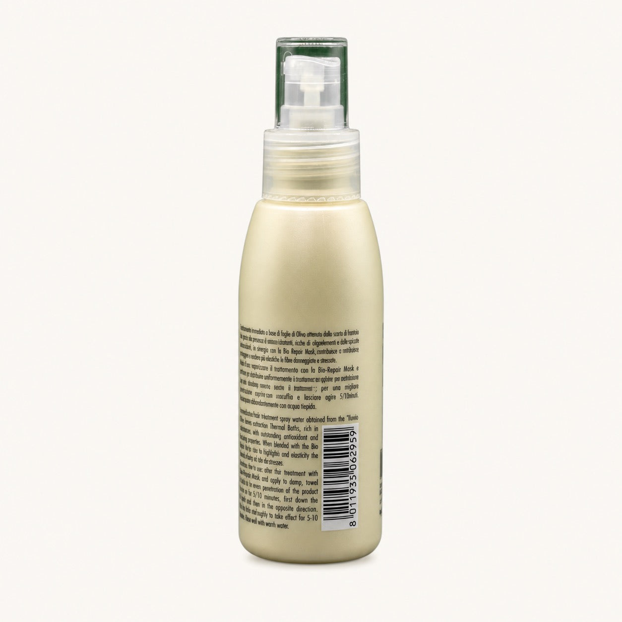Brelil Bio Treatment Spray Riparatore 200 ml — flacone su fondo crema