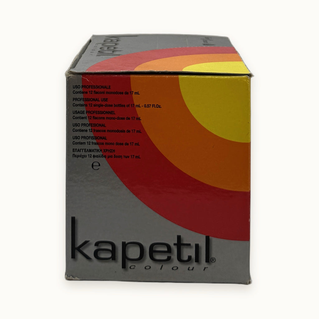 Helen Seward Kapetil, lozione riflessante colore per capelli — packshot su fondo crema