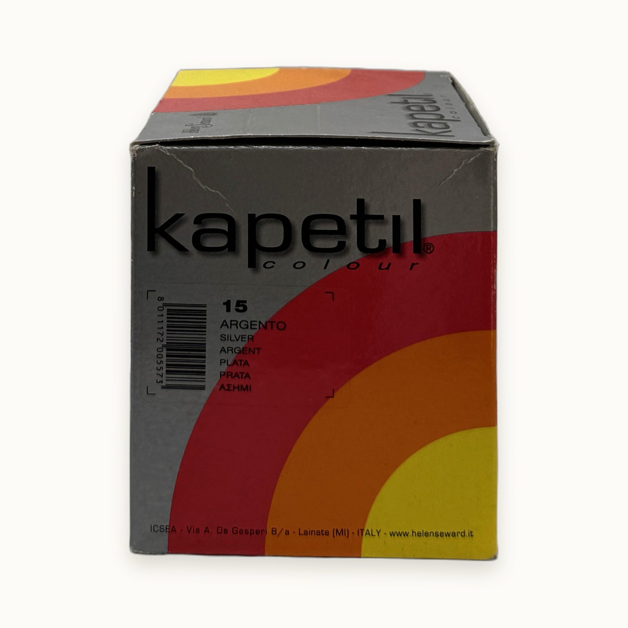 Helen Seward Kapetil, lozione riflessante colore per capelli — packshot su fondo crema