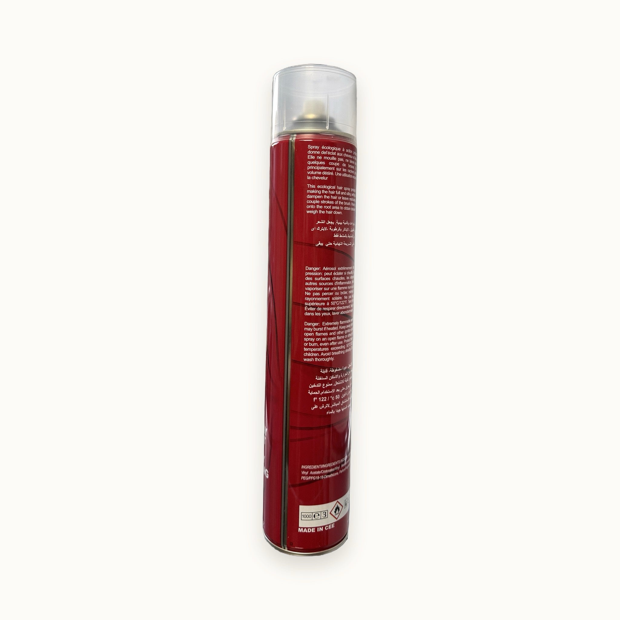 Lacca spray professionale extra forte JOC by Barex bomboletta rossa