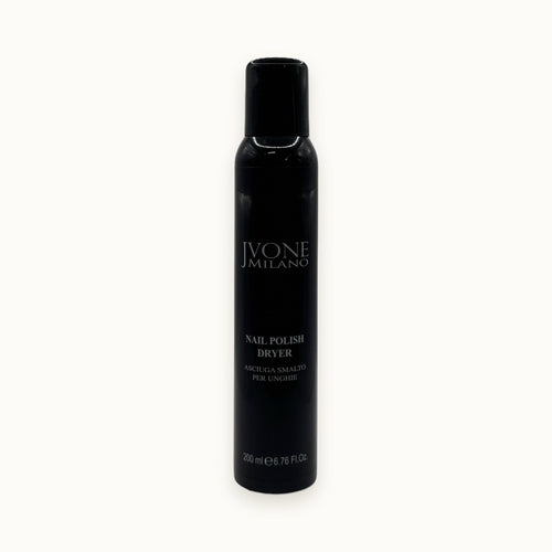 Jvone Milano, asciuga smalto spray nail polish dryer — packshot su fondo crema
