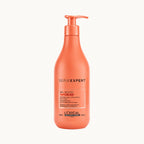 L'Oréal Série Expert Inforcer, shampoo rinforzante anti-rottura B6 biotina 500 ml — packshot su fondo crema