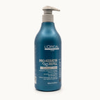 L'Oréal Série Expert Pro-Keratin Refill, shampoo ristrutturante capelli danneggiati 500 ml — packshot su fondo crema