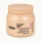 L'Oréal Série Expert Vitamino Color, maschera protezione colore capelli tinti 500 ml — packshot su fondo crema
