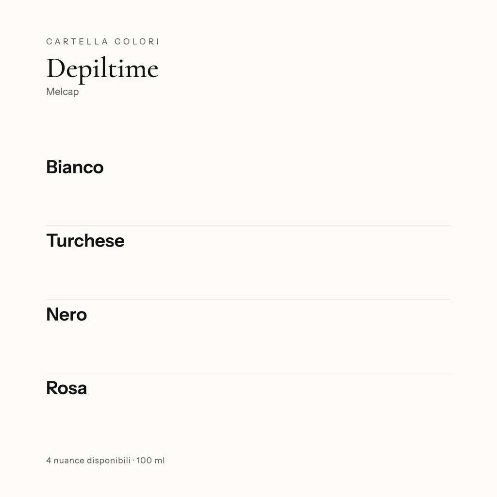 Melcap Depiltime Scaldacera — scatola su fondo crema