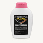 P.I.M. After Shave Crema Pre-Dopobarba — flacone su fondo crema