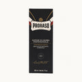 Proraso, crema da barba professionale rinfrescante in tubo 150 ml — packshot su fondo crema