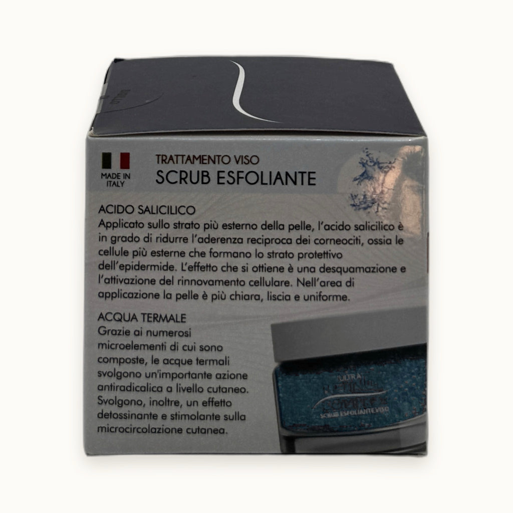 Rebalanced Skin, scrub esfoliante viso — packshot su fondo crema