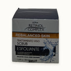 Rebalanced Skin, scrub esfoliante viso — packshot su fondo crema