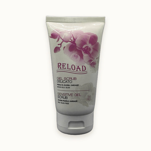 Gel scrub esfoliante corpo albicocca Reload 150 ml con microgranuli naturali