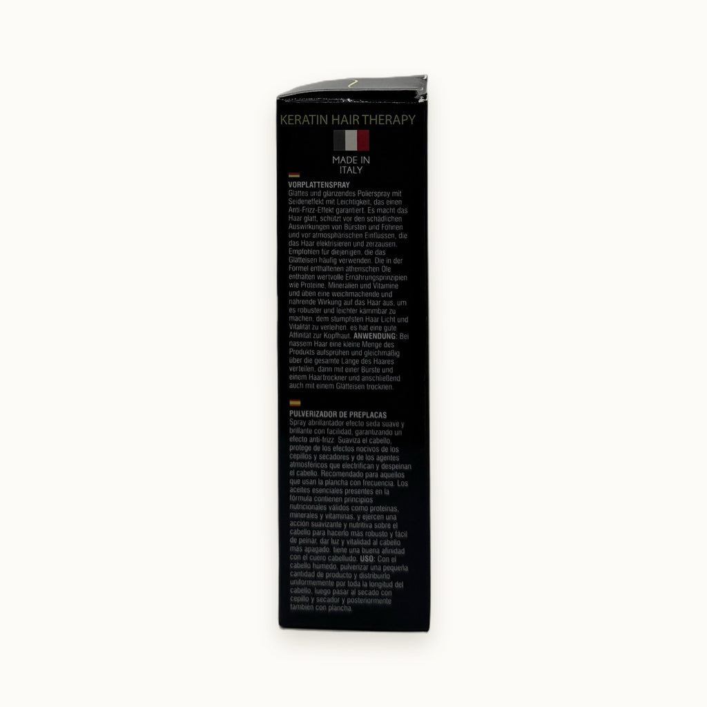 Retinol Complex, spray pre piastra termoprotettore effetto seta 100 ml — packshot su fondo crema