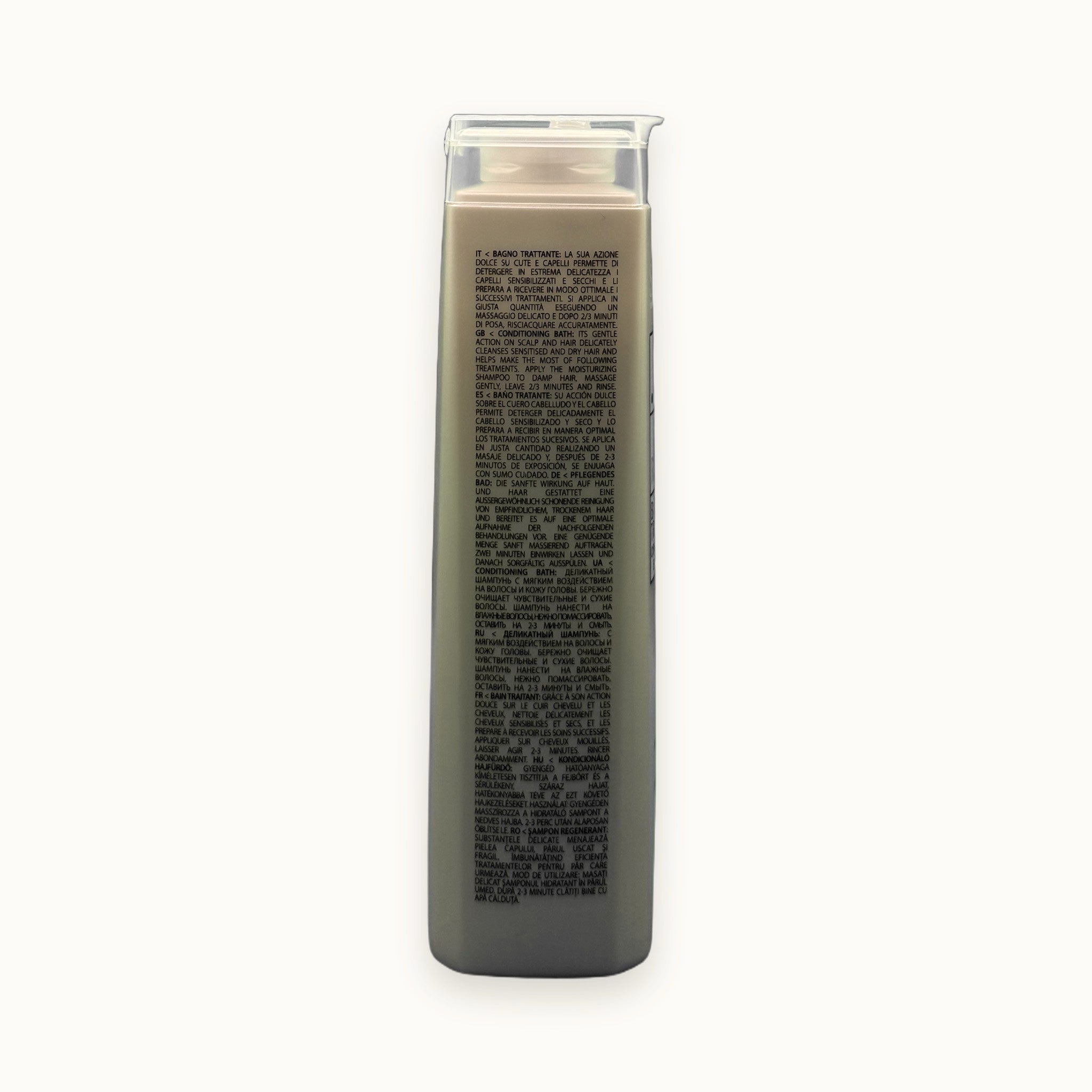 Silky .04 Hair Repair Bagno Trattante 250 ml — flacone su fondo crema