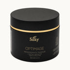 Silky Optimage Renaissance Masque, maschera rigenerante anti-età 250 ml — packshot su fondo crema