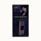 Uki Good Morning, rasoio elettrico a lamina — packshot su fondo crema