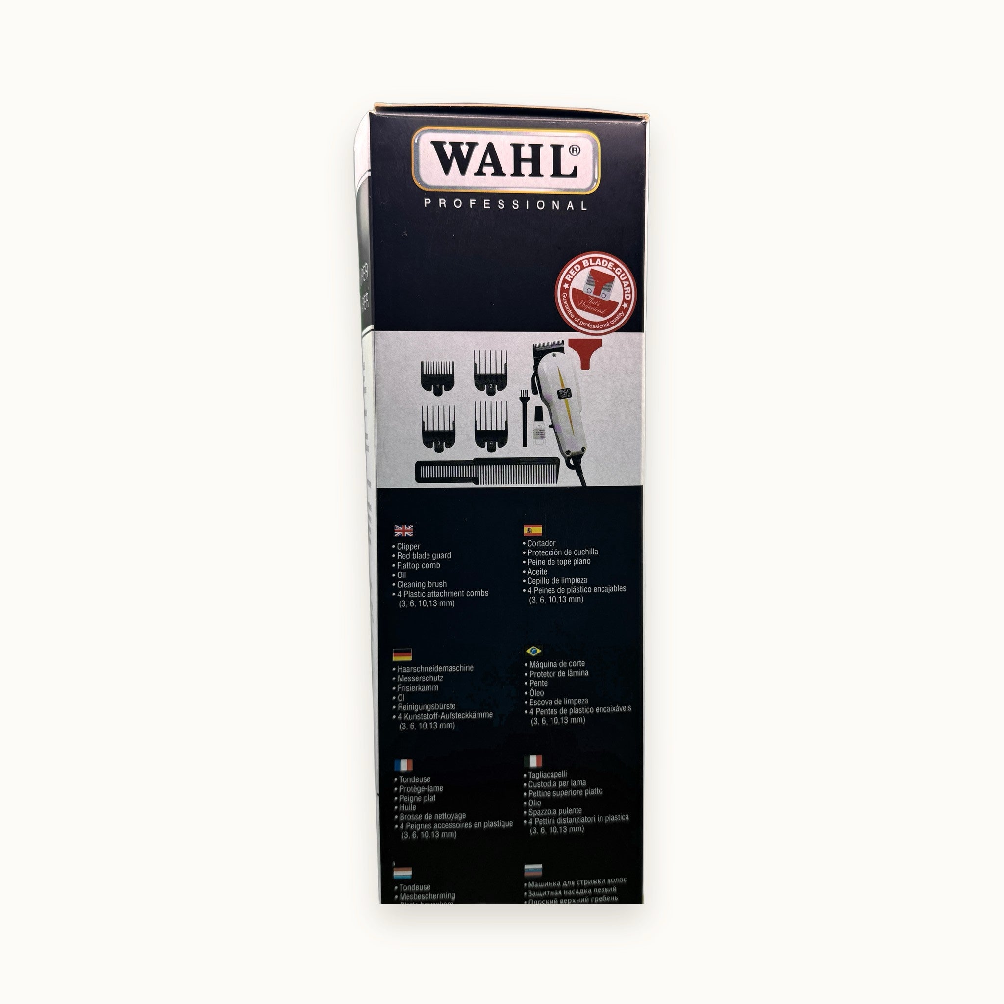 Wahl Professional Super Taper Classic Series — scatola su fondo crema