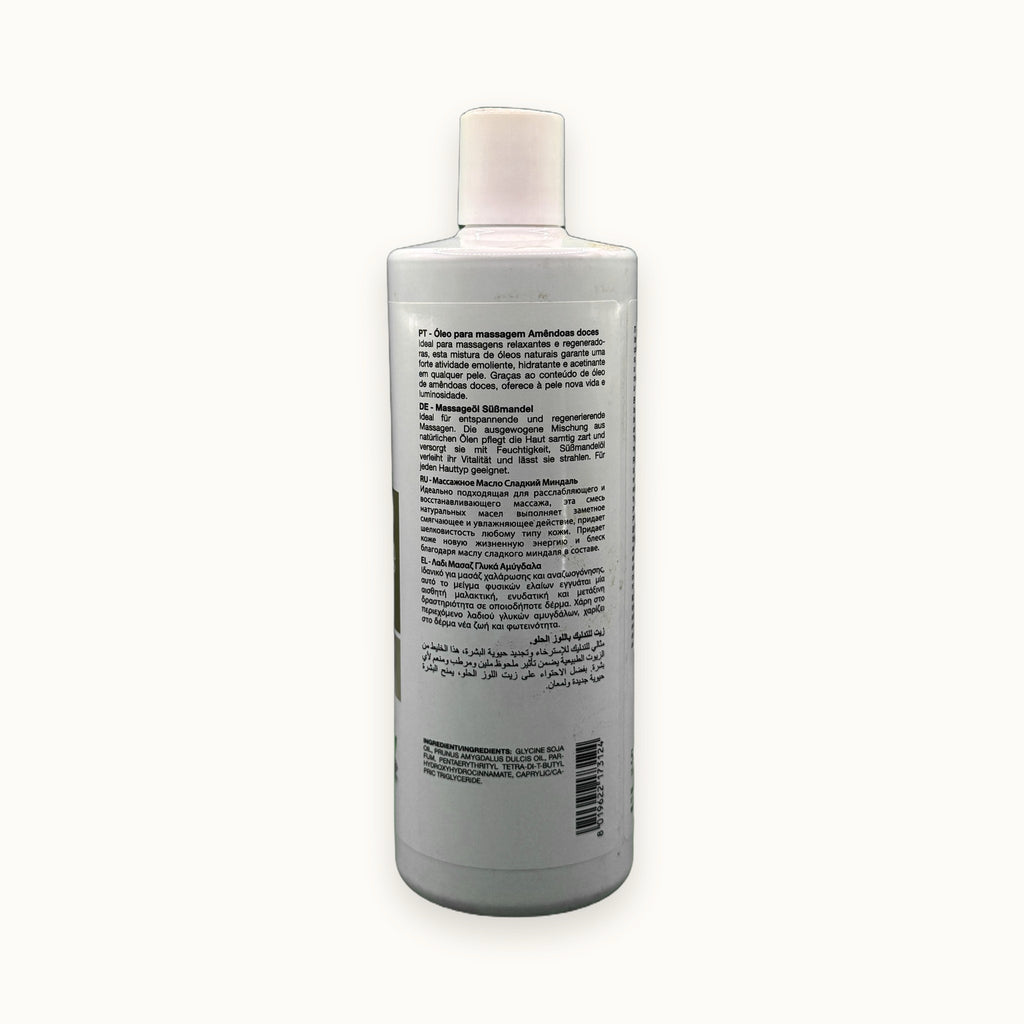Xanitalia Olio Massaggio Mandorle Dolci 500 ml — flacone su fondo crema